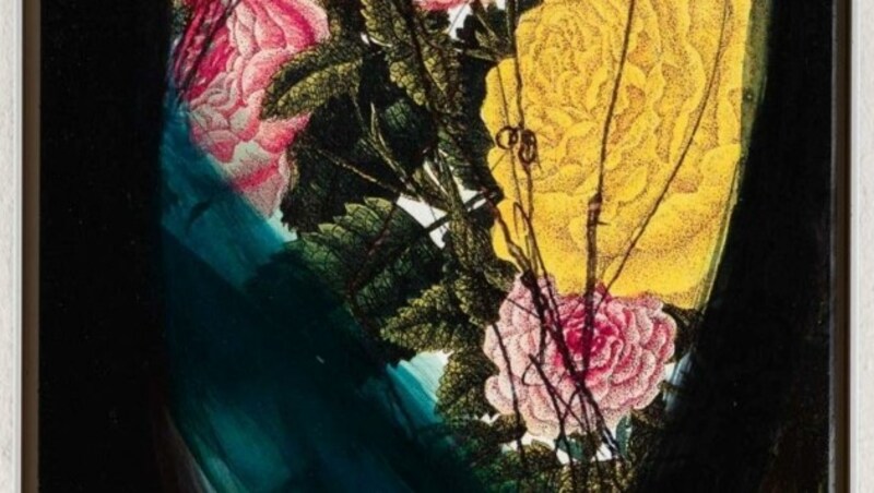 Arnulf Rainer, Ausschnitt (Bild: Atelier Rainer/Christian Schepe)