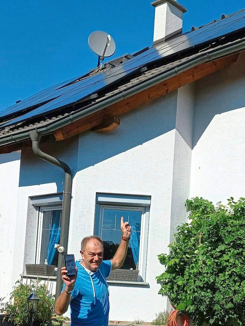 Wolfgang Heidenreich aus Niederösterreich setzt auf unser Rundum-sorglos-Service: „Ich möchte mich für die kompetente Abwicklung und Betreuung bedanken. Die Arbeiten wurden effizient und zeitnah durchgeführt.“ (Bild: Krone Sonne)