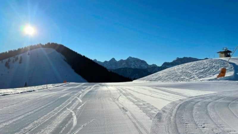 Am Dreiländereck läuft der Skibetrieb Mitte Dezember an. (Bild: Wallner Hannes)