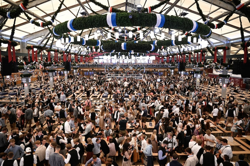 Das 188. Oktoberfest findet vom 16. September bis 3. Oktober 2023 auf der Münchner Theresienwiese statt. (Bild: AFP)