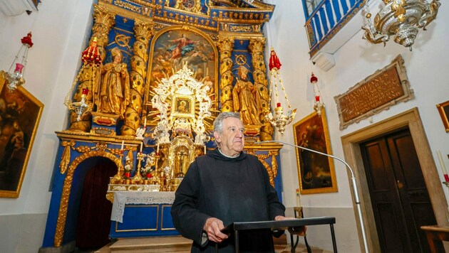 Winfried Bachler arbeitet als Pfarrer in der Wallfahrtskirche Maria Plain in Salzburg. (Bild: Markus Tschepp)