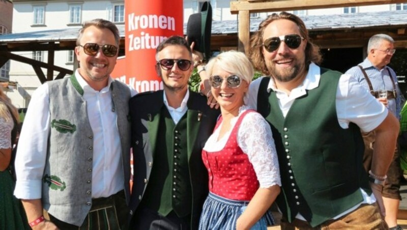 Steiermark-Tourismus-Geschäftsführer Michael Feiertag, Richard Peer (Holding Graz) und Werbe-Profi Niki Grissmann (Bild: Christian Jauschowetz)