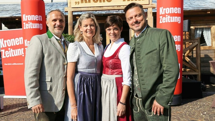 Organisatoren Giuseppe Perna, Astrid Perna-Benzinger, Alexandra Lientscher und Markus Lientscher