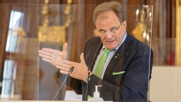 Erwin Dirnberger vertritt derzeit Alfried Riedl an der Gemeindebund-Spitze (Bild: LT-Stmk/Erwin Scheriau)