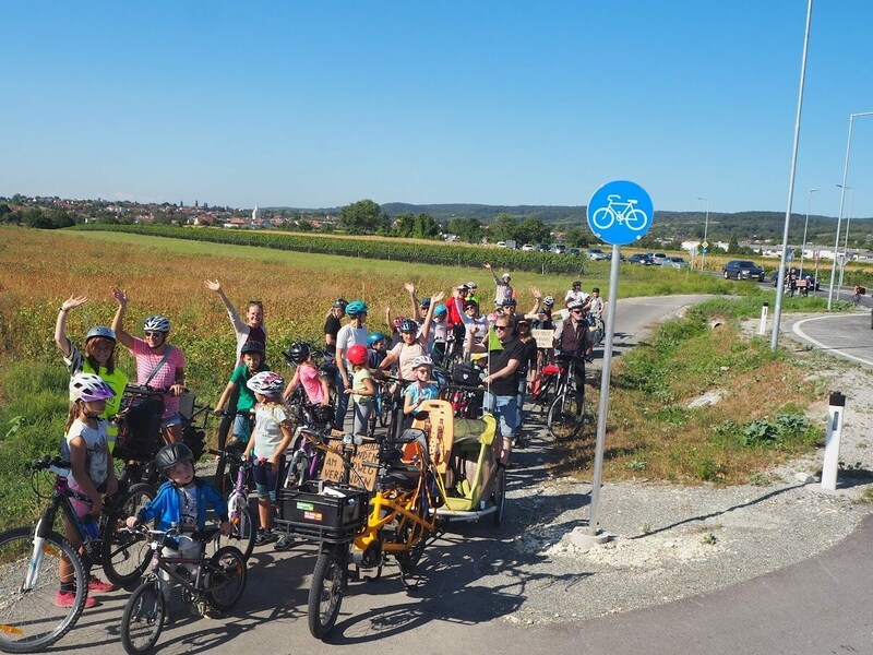 „Abseits von Demos sind Radfahrer üblicherweise leise, brauchen nicht viel Platz, gefährden kaum andere Menschen und schonen das Klima“, meinte Organisator. (Bild: Jordan-Lichtenberger)