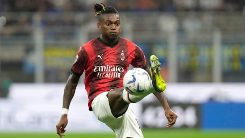 AC Milans Rafael Leao (Bild: AP Photo/Luca Bruno)