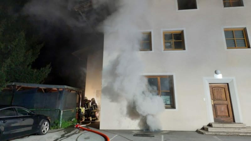 Im Keller kam es zu dem Brand (Bild: zoom.tirol)