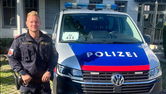 Matthias und seine Kollegen wurden zu Lebensrettern. (Bild: Polizei OÖ)