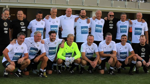 Das Legenden-Team „Copa Pele“. (Bild: Fußball Impressionen aus dem Salzburger Unterhaus)