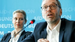Ähnliche Ansichten, ähnliche Methoden: AfD-Chefin Alice Weidel und FPÖ-Obmann Herbert Kickl (Bild: APA/dpa/Carsten Koall)