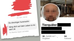 Auf Facebook wird der 45-Jährige mit Bild und Namen geoutet. (Bild: Facebook, Krone KREATIV)