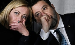 Salvini und seine Chefin Giorgia Meloni sind aktuell nicht gut auf Österreich zu sprechen.