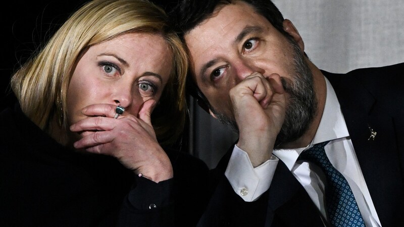 What useful ideas have Matteo Salvini and Giorgia Meloni cooked up again? (Bild: AFP)