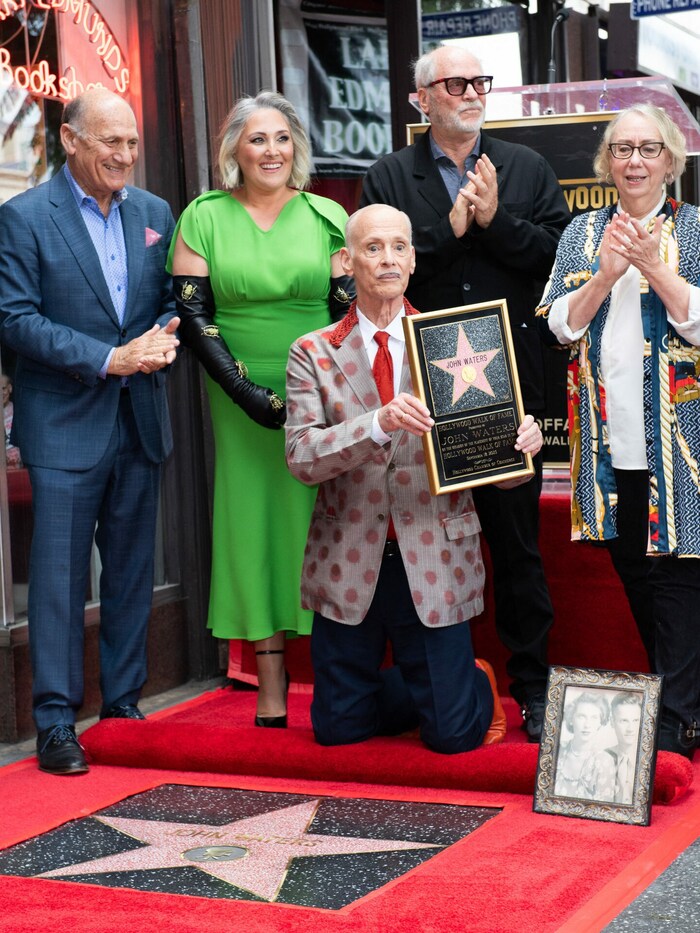 „Hollywood Chamber of Commerce“-CEO Steve Nissen, Schauspielerin Ricki Lake, John Waters, ...
