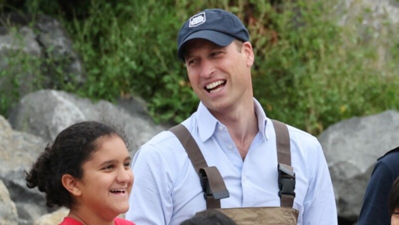 William in Wathosen. (Bild: APA/Getty Images via AFP/GETTY IMAGES/Cindy Ord)