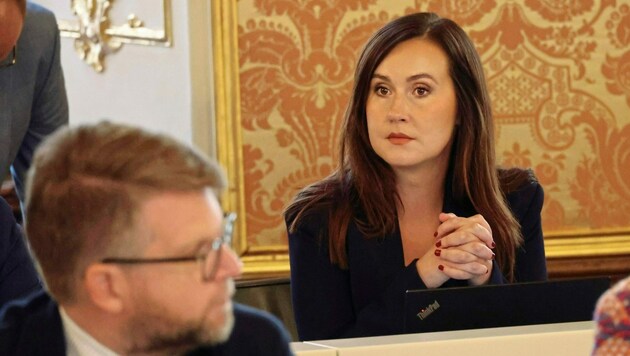 Michaela Grubesa ist zurück im steirischen Landtag. (Bild: Christian Jauschowetz)