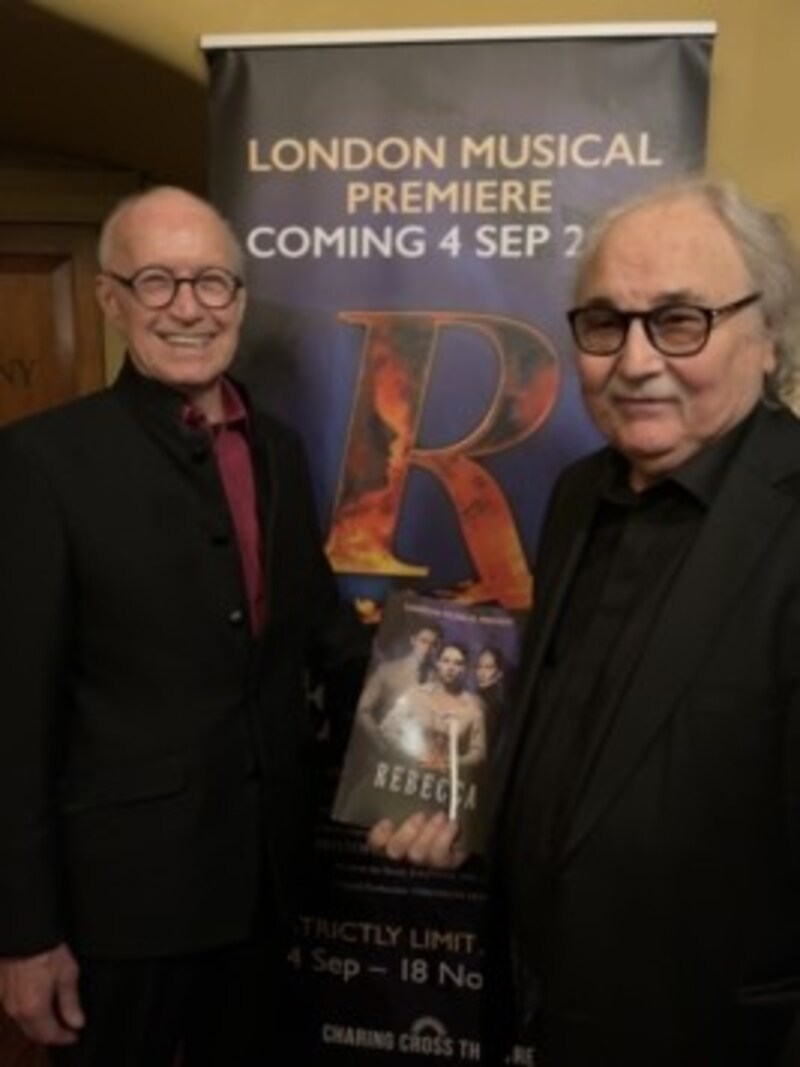 Michael Kunze und Sylvester Levay reisten extra für die Premiere an. (Bild: Franziska Trost)