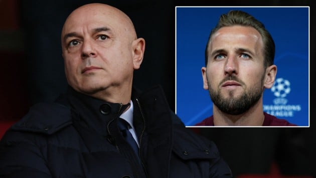 Tottenham-Boss Daniel Levy plauderte Vertragsdetails von Harry Kane aus. (Bild: APA/AFP/Adrian DENNIS, APA/dpa/Sven Hoppe, krone.at-kreativ)