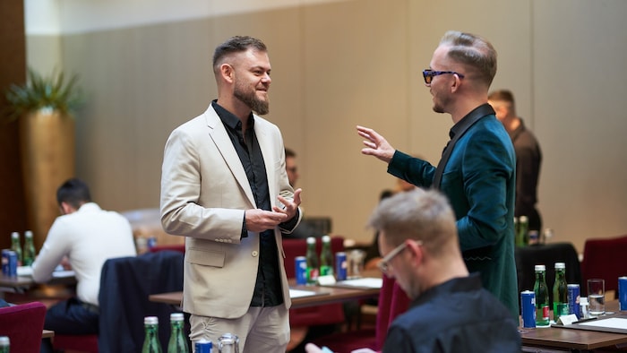 Immobilienexperte Artjom Chechik (links im Bild mit Marvin Gramminger) zählte ebenfalls zur ...