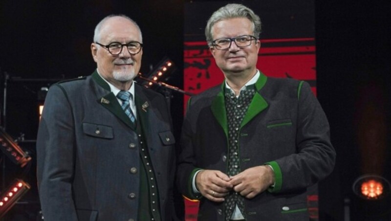 ORF-Steiermark-Chef Gerhard Koch mit LH Christopher Drexler. (Bild: Pail Sepp)