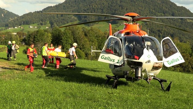 Gallus 1 wurde nach dem Crash alarmiert. (Bild: Maurice Shourot)