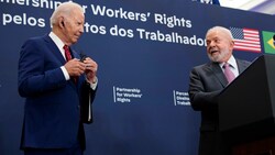 Die Präsidenten der USA und Brasiliens: Joe Biden (links) und Luiz Inacio Lula da Silva (Bild: AP)