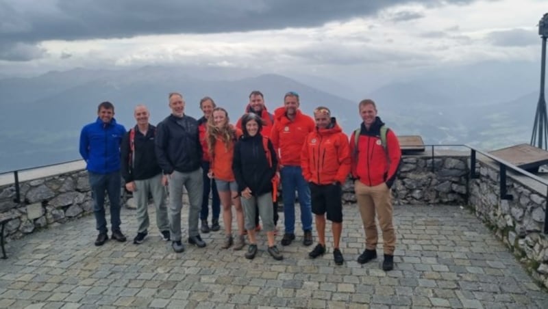 Die Tiroler zeigten den amerikanischen Gästen Seegrube und Hafelekar. (Bild: Bergrettung Tirol)