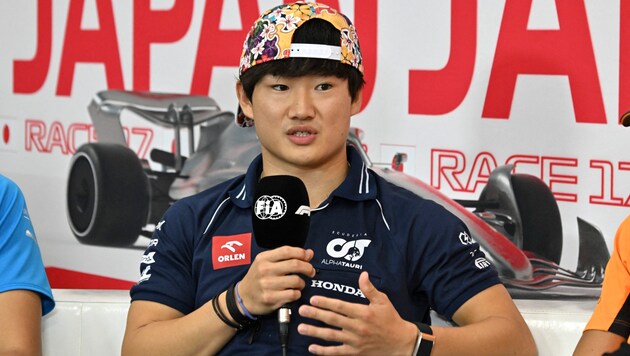 Yuki Tsunoda (Bild: APA/AFP/Kazuhiro NOGI)