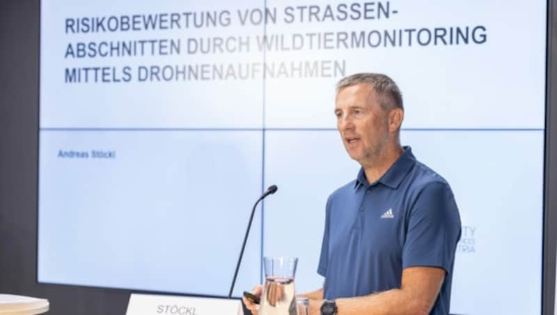 VVO-Pressekonferenz: „Wildunfälle: Mit Hightech gegen Unfallrisiken“ (Bild: Versicherungsverband Österreich VVO/APA-Fotoservice/Juhasz)