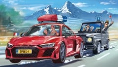 Für „Krone“-Karikaturist Alfred Zettler ist der rasende Holländer ein gefundenes Fressen. 156 km/h hatte M. auf dem Tacho. (Bild: Alfred Zettler)