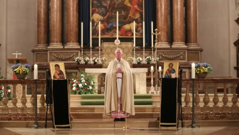 Erzbischof Franz Lackner sieht die Ursache für die vielen Austritte in der Entfremdung der Kirchenmitglieder. (Bild: Tröster Andreas)