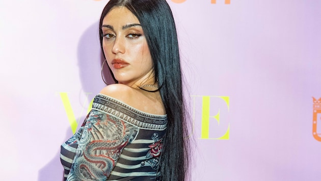 Lourdes Leon wählte für eine Fashion-Party in Madrid ein ziemlich aufreizendes Kleid. (Bild: Dyd Fotografos / Action Press / picturedesk.com)