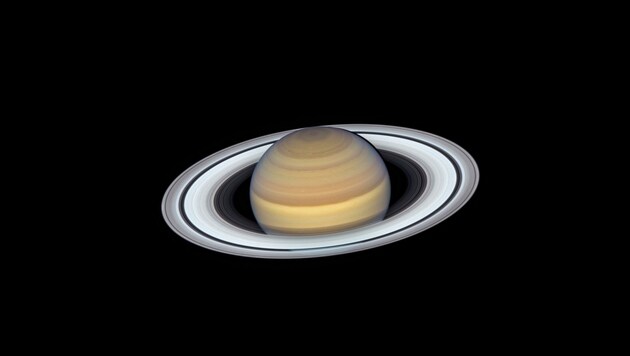 Beobachten Sie unter anderem den Saturn! (Bild: NASA, ESA, A. Simon (GSFC) and the OPAL Team)