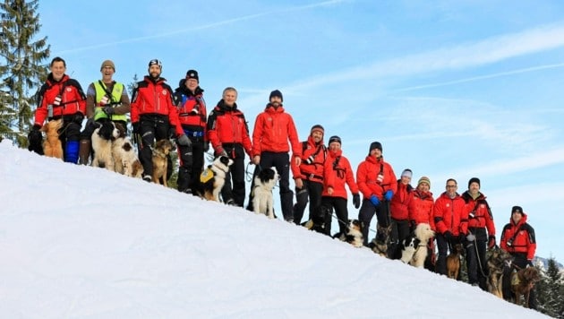 Team der Bergrettung Oberösterreich. (Bild: Bergrettung OÖ)