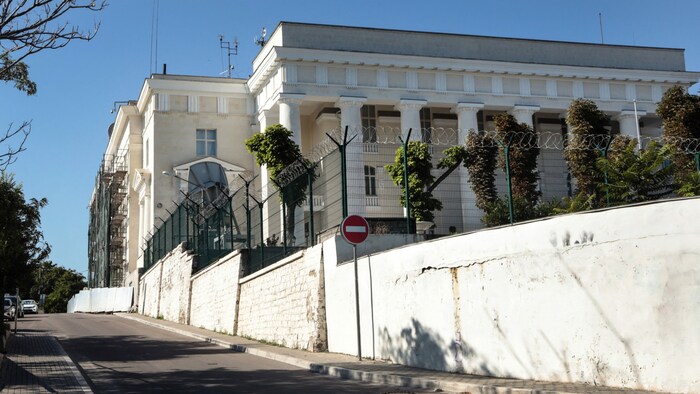 Das Hauptquartier der russischen Schwarzmeerflotte in Sewastopol