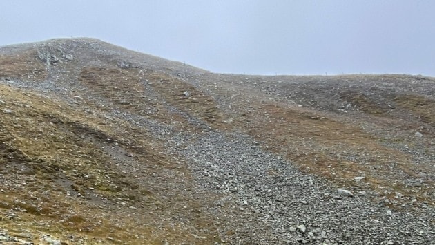 Auf rund 2600 Metern Seehöhe wurde die Leiche des zweiten Jägers entdeckt. (Bild: Kapo Graubünden)