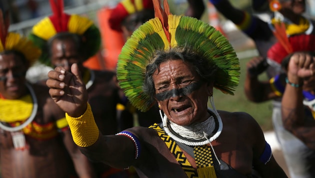 Brasiliens Urbevölkerung (im Bild) darf wieder Land von Agrarkonzernen zurückfordern, urteilte jetzt ein Gericht. (Bild: AP)