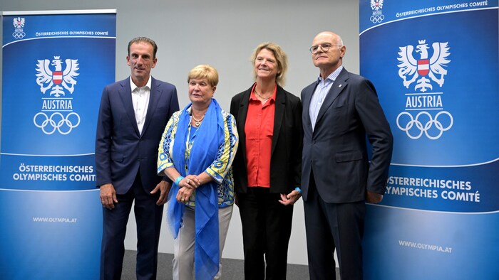 Karll Stoss (re.) hält fünf bis zehn Medaillen für Österreich in Paris für möglich.