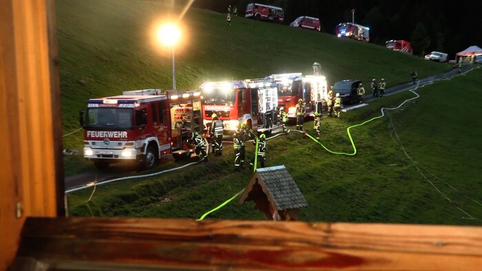 Die Feuerwehr war im Großeinsatz.