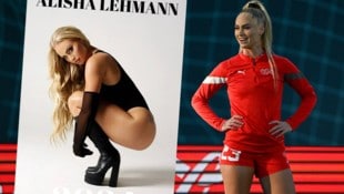 Fans von Alisha Lehmann sind enttäuscht darüber, dass es heuer wohl keine neue Ausgabe ihres Kalenders geben wird. (Bild: AFP, Instagram.com/alishalehmann)