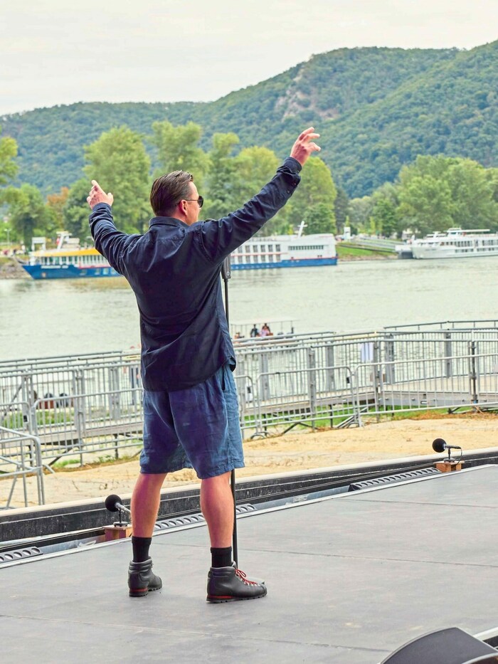 Alles für das Publikum: Andreas Gabalier gibt immer einhundert Prozent auf der Bühne.