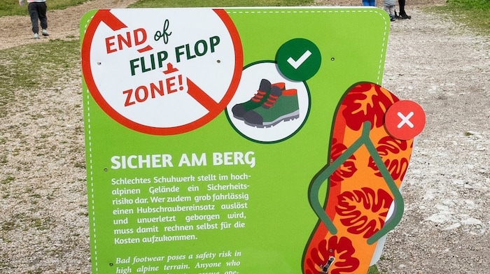 Auch Sicherheitstipps sind natürlich auf dem Ausflugsareal zu finden.
