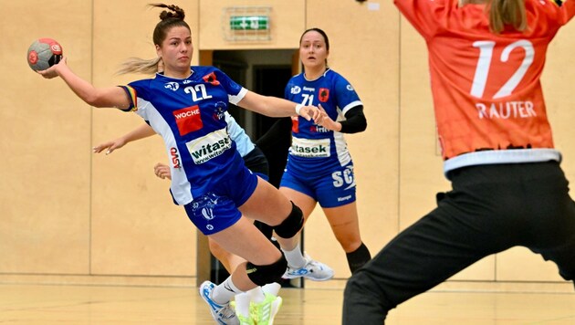 Adriana Marksteiner ist nach den ersten drei Ligaspielen für Ferlach schon eine Führungsspielerin. (Bild: Bernd Stefan)