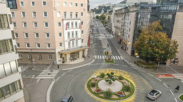 Die Rainerstraße in ihrer heutigen Form
