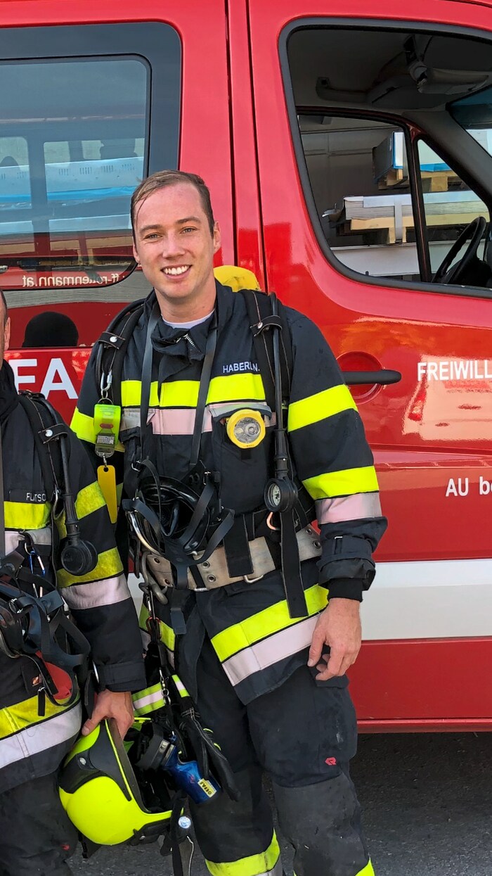 Seit 15 Jahren ist Nico Haberl bei der Freiwilligen Feuerwehr Au/Gaishorn.