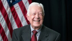Der frühere US-Präsident Jimmy Carter auf einem Archivfoto von 2014 (Bild: APA/AFP/LBJ Library)