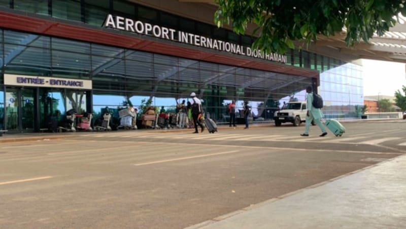 Der internationale Flughafen Diori Hamani in Niamey (Hauptstadt von Niger) (Bild: AFP)