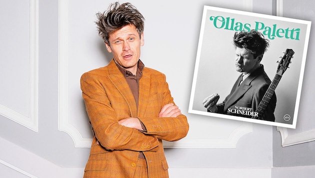 „Ollas paletti“? Mitnichten, aber es gibt für alles eine Lösung. Das weiß auch Norbert Schneider. (Bild: Georg Buxhofer, Universal Music, Krone KREATIV)