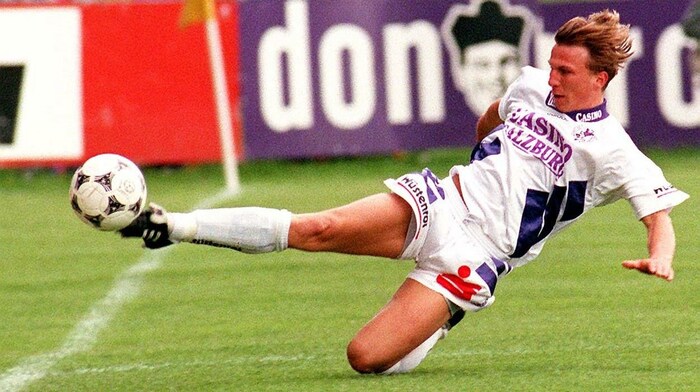 Kickte für die Austria: Gerhard Struber.