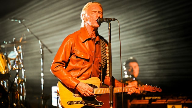 The King Of Cool: Modfather Paul Weller, wie immer topgestylt, in seinem Element.